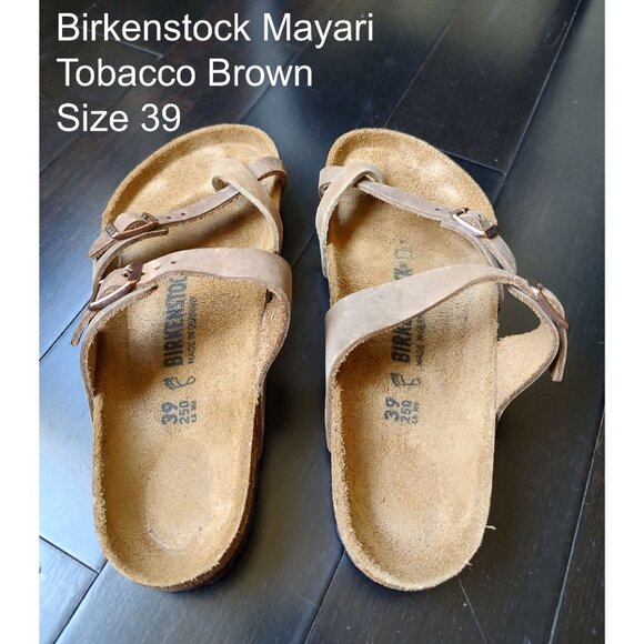 Birkenstock Mayari Sandals (Tobacco Brown - Size 39 / 8-8.5 US) - Picture 3 of 10